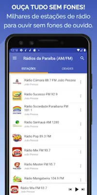 Rádios da Paraíba (AM/FM) android App screenshot 2